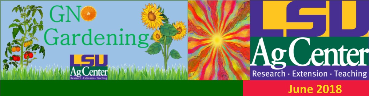 GNO Gardening Newsletter - June 2018